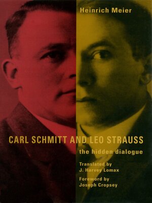cover image of Carl Schmitt and Leo Strauss